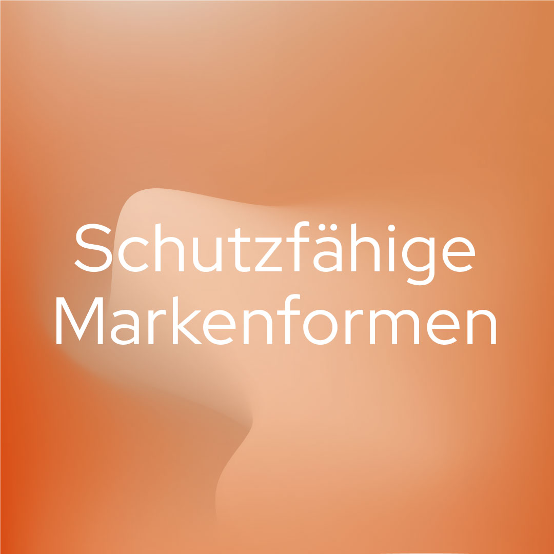 Schutzfähige Markenformen